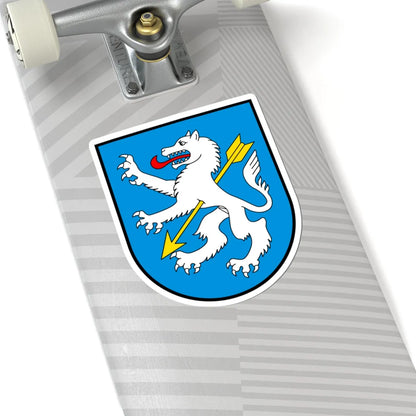 CHE Wolfenschiessen COA (Switzerland) (Coat of Arms) STICKER Vinyl Kiss-Cut Decal - The Sticker Space