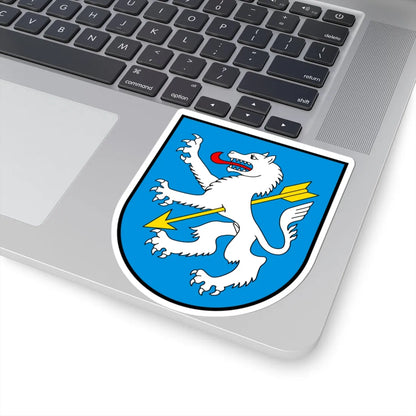 CHE Wolfenschiessen COA (Switzerland) (Coat of Arms) STICKER Vinyl Kiss-Cut Decal - The Sticker Space