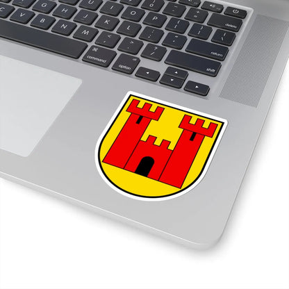 CHE Wolhusen COA 02 (Switzerland) (Coat of Arms) STICKER Vinyl Kiss-Cut Decal - The Sticker Space