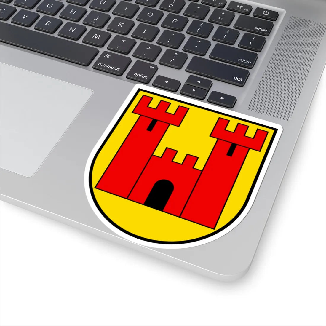 CHE Wolhusen COA 02 (Switzerland) (Coat of Arms) STICKER Vinyl Kiss-Cut Decal - The Sticker Space