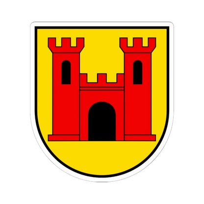 CHE Wolhusen COA 03 (Switzerland) (Coat of Arms) STICKER Vinyl Kiss-Cut Decal 6 Inch White - The Sticker Space
