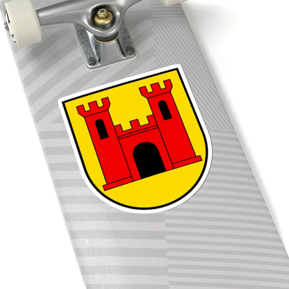 CHE Wolhusen COA 03 (Switzerland) (Coat of Arms) STICKER Vinyl Kiss-Cut Decal - The Sticker Space