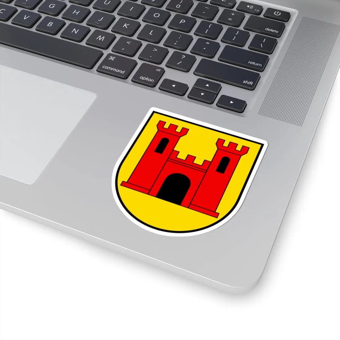 CHE Wolhusen COA 03 (Switzerland) (Coat of Arms) STICKER Vinyl Kiss-Cut Decal - The Sticker Space
