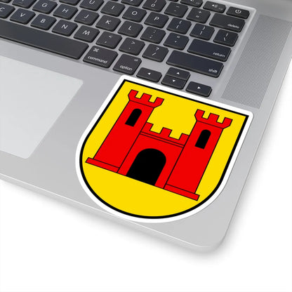 CHE Wolhusen COA 03 (Switzerland) (Coat of Arms) STICKER Vinyl Kiss-Cut Decal - The Sticker Space