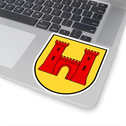 CHE Wolhusen COA (Switzerland) (Coat of Arms) STICKER Vinyl Kiss-Cut Decal - The Sticker Space