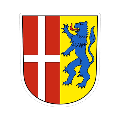 CHE Wollerau COA (Switzerland) (Coat of Arms) STICKER Vinyl Kiss-Cut Decal 6 Inch White - The Sticker Space
