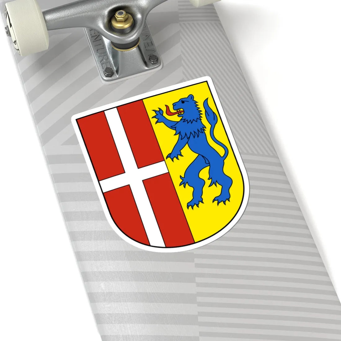 CHE Wollerau COA (Switzerland) (Coat of Arms) STICKER Vinyl Kiss-Cut Decal - The Sticker Space