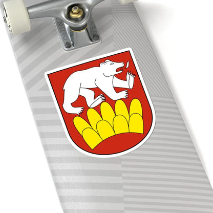 CHE Wuppenau COA (Switzerland) (Coat of Arms) STICKER Vinyl Kiss-Cut Decal - The Sticker Space