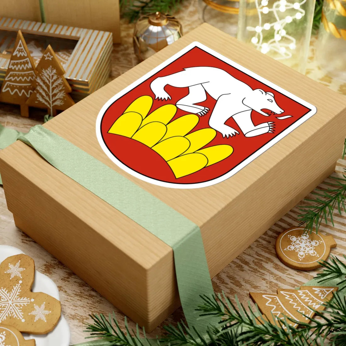 CHE Wuppenau COA (Switzerland) (Coat of Arms) STICKER Vinyl Kiss-Cut Decal - The Sticker Space