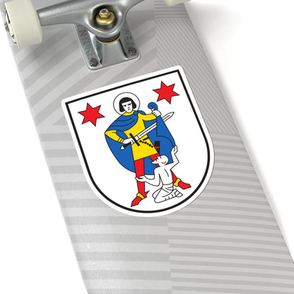 CHE Zillis-Reischen COA (Switzerland) (Coat of Arms) STICKER Vinyl Kiss-Cut Decal - The Sticker Space