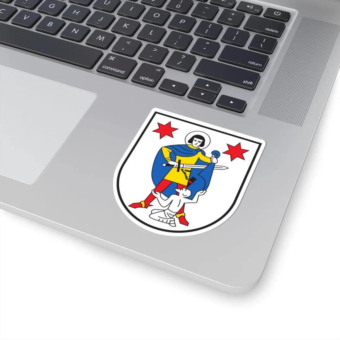 CHE Zillis-Reischen COA (Switzerland) (Coat of Arms) STICKER Vinyl Kiss-Cut Decal - The Sticker Space