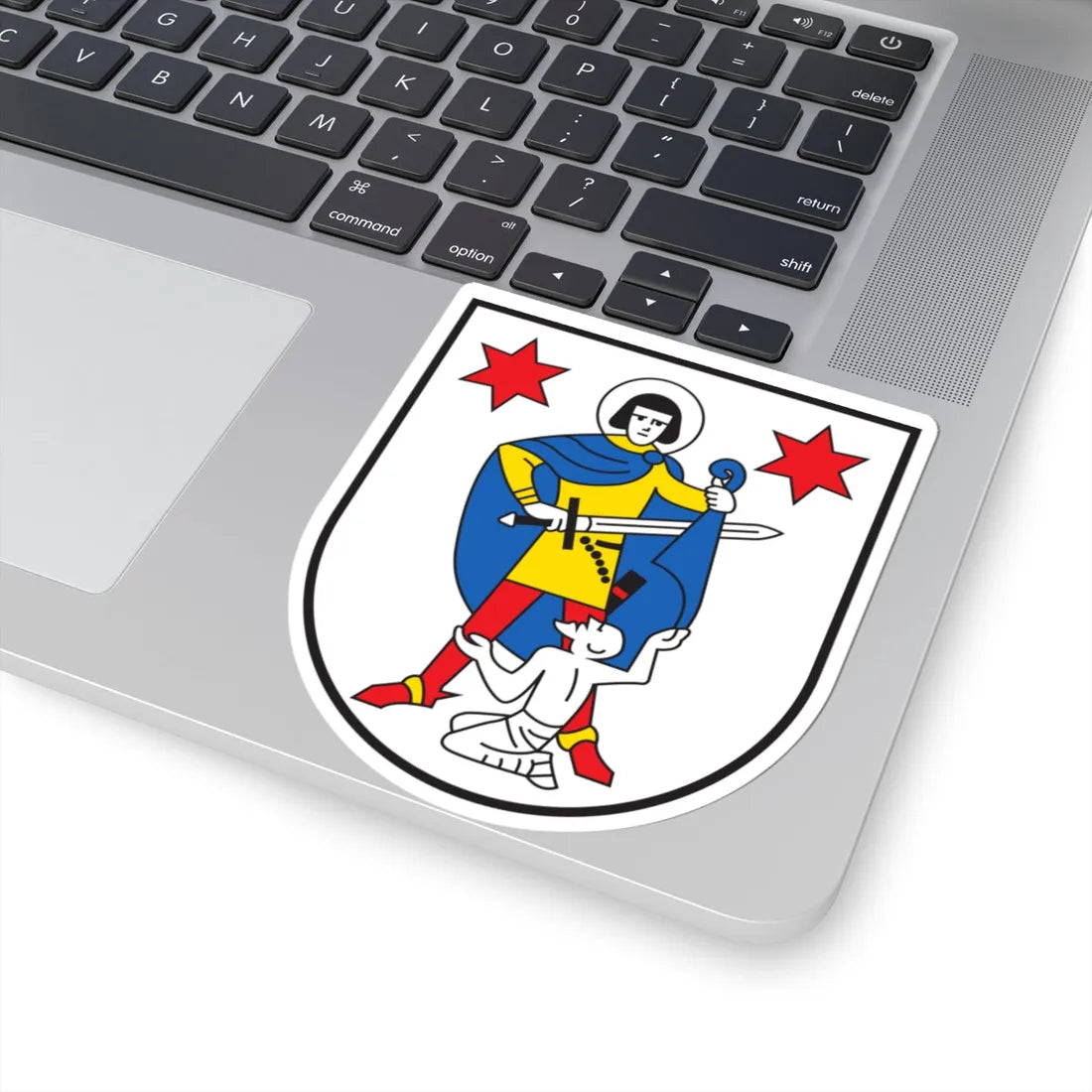 CHE Zillis-Reischen COA (Switzerland) (Coat of Arms) STICKER Vinyl Kiss-Cut Decal - The Sticker Space