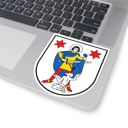 CHE Zillis-Reischen COA (Switzerland) (Coat of Arms) STICKER Vinyl Kiss-Cut Decal - The Sticker Space