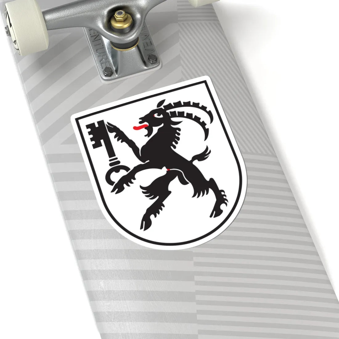 CHE Zizers COA (Switzerland) (Coat of Arms) STICKER Vinyl Kiss-Cut Decal - The Sticker Space