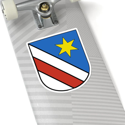 CHE Zollikon COA (Switzerland) (Coat of Arms) STICKER Vinyl Kiss-Cut Decal - The Sticker Space
