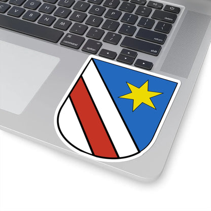CHE Zollikon COA (Switzerland) (Coat of Arms) STICKER Vinyl Kiss-Cut Decal - The Sticker Space
