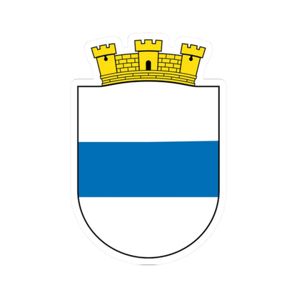 CHE Zug ZG COA (Switzerland) (Coat of Arms) STICKER Vinyl Kiss-Cut Decal 2 Inch White - The Sticker Space