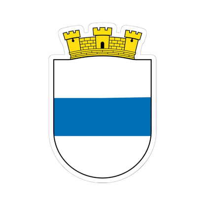 CHE Zug ZG COA (Switzerland) (Coat of Arms) STICKER Vinyl Kiss-Cut Decal 6 Inch White - The Sticker Space