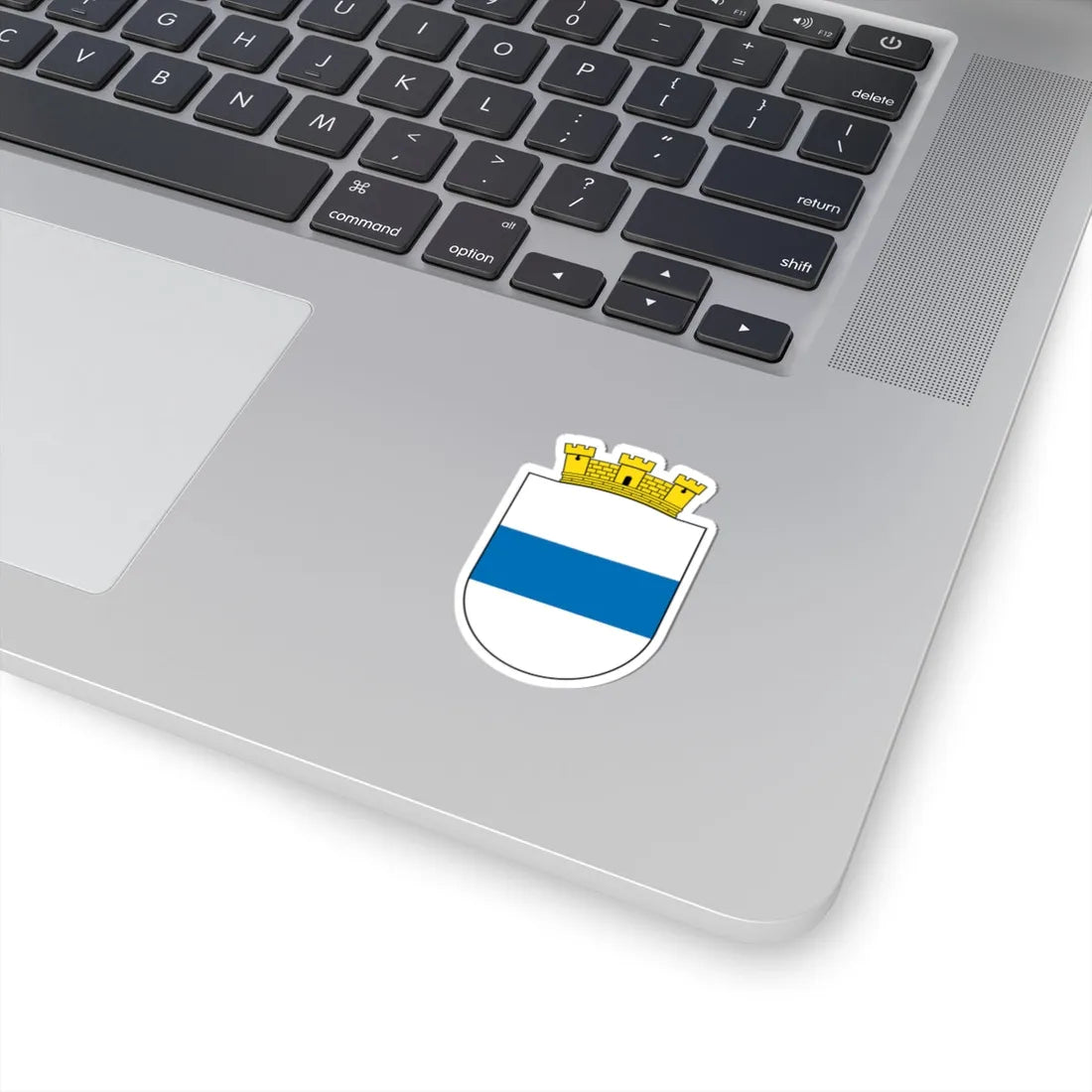 CHE Zug ZG COA (Switzerland) (Coat of Arms) STICKER Vinyl Kiss-Cut Decal - The Sticker Space