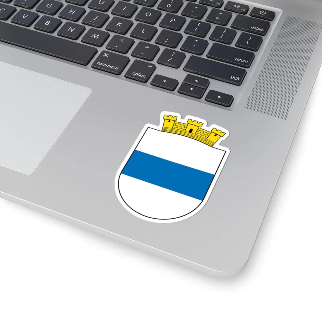 CHE Zug ZG COA (Switzerland) (Coat of Arms) STICKER Vinyl Kiss-Cut Decal - The Sticker Space