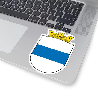CHE Zug ZG COA (Switzerland) (Coat of Arms) STICKER Vinyl Kiss-Cut Decal - The Sticker Space