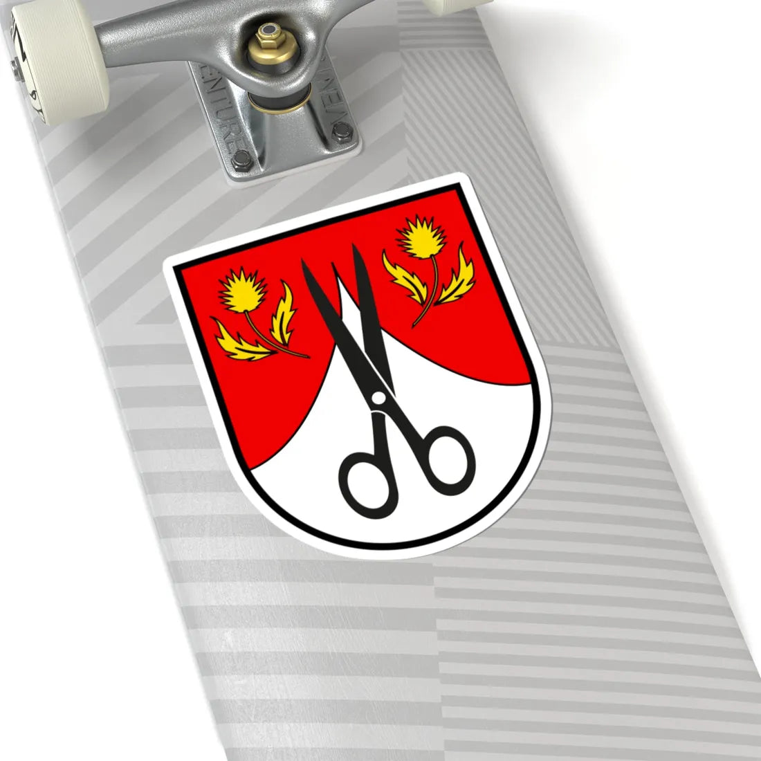 CHE Zunft zur Schneidern BE COA (Switzerland) (Coat of Arms) STICKER Vinyl Kiss-Cut Decal - The Sticker Space