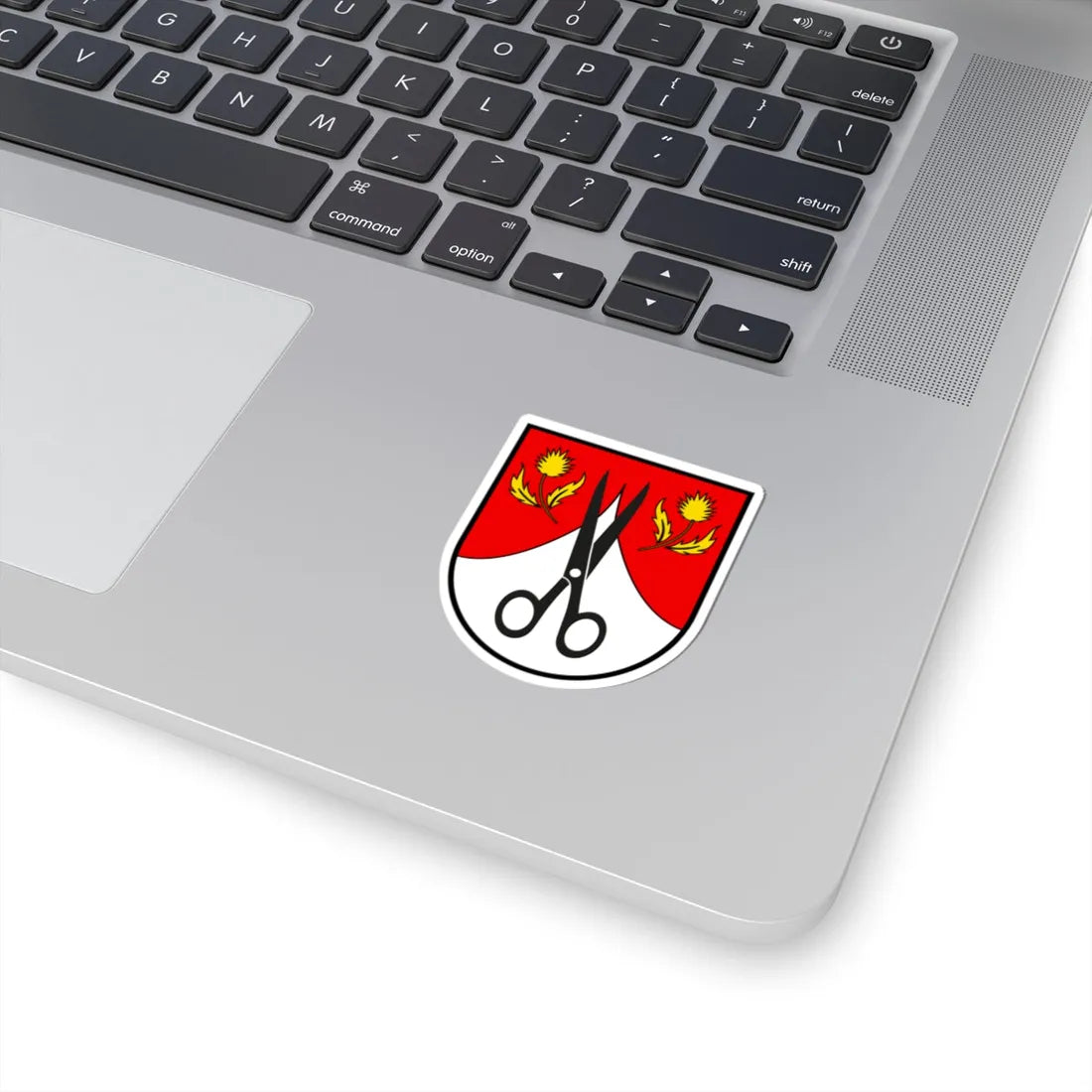 CHE Zunft zur Schneidern BE COA (Switzerland) (Coat of Arms) STICKER Vinyl Kiss-Cut Decal - The Sticker Space