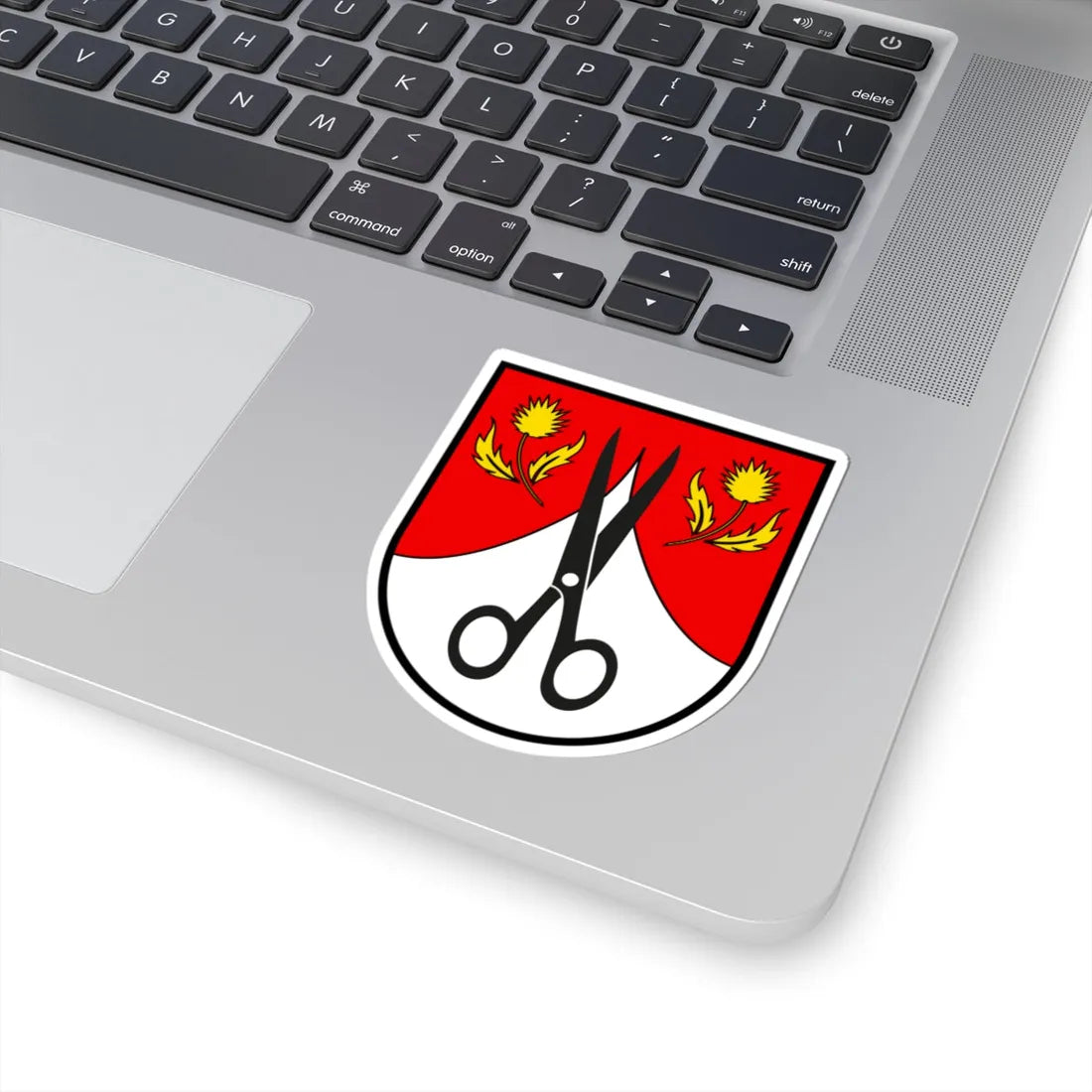 CHE Zunft zur Schneidern BE COA (Switzerland) (Coat of Arms) STICKER Vinyl Kiss-Cut Decal - The Sticker Space