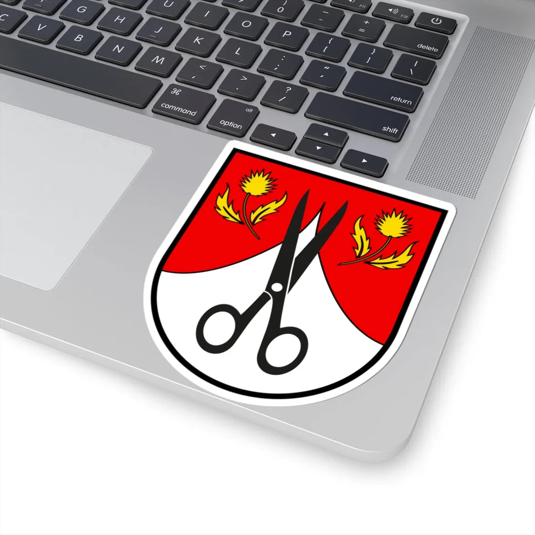 CHE Zunft zur Schneidern BE COA (Switzerland) (Coat of Arms) STICKER Vinyl Kiss-Cut Decal - The Sticker Space