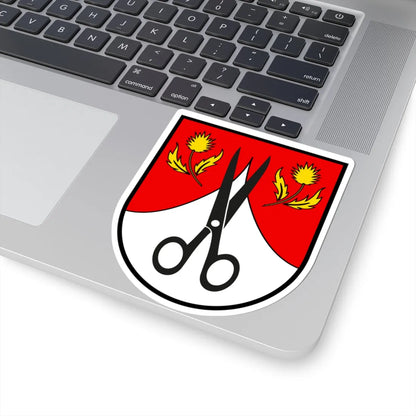 CHE Zunft zur Schneidern BE COA (Switzerland) (Coat of Arms) STICKER Vinyl Kiss-Cut Decal - The Sticker Space