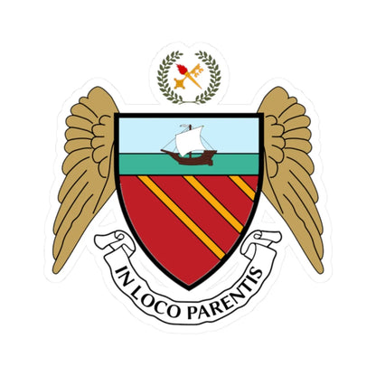 Cheadle Hulme School coat of arms (England) (Coat of Arms) STICKER Vinyl Kiss-Cut Decal 2 Inch White - The Sticker Space