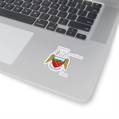 Cheadle Hulme School coat of arms explanation (England) (Coat of Arms) STICKER Vinyl Kiss-Cut Decal - The Sticker Space