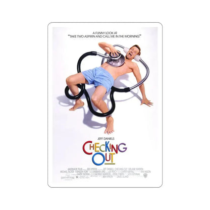 Checking Out 1989 Movie Poster STICKER Vinyl Die-Cut Decal 6 Inch - The Sticker Space