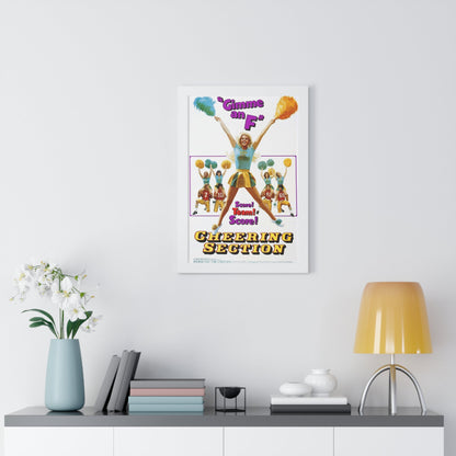 CHEERING SECTION 1977 - Framed Movie Poster-The Sticker Space