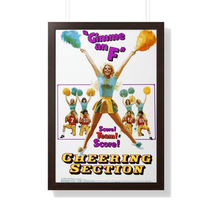 CHEERING SECTION 1977 - Framed Movie Poster-20" x 30"-The Sticker Space