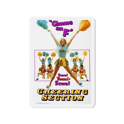 CHEERING SECTION 1977 Movie Poster - Die-Cut Magnet-2" x 2"-The Sticker Space