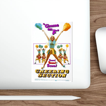 CHEERING SECTION 1977 Movie Poster STICKER Vinyl Die-Cut Decal-The Sticker Space