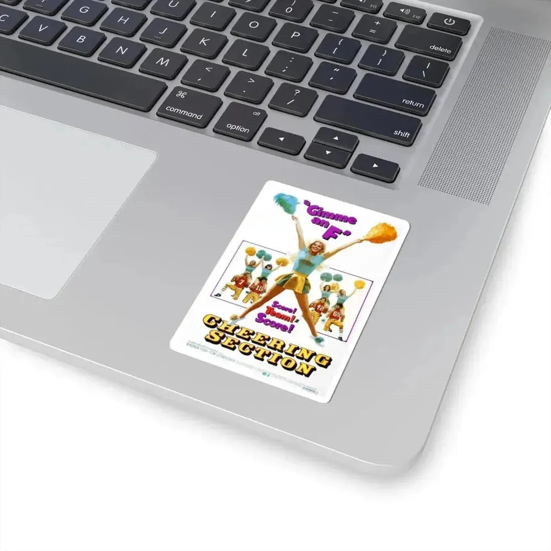 CHEERING SECTION 1977 Movie Poster - STICKER Vinyl Kiss-Cut Decal - The Sticker Space