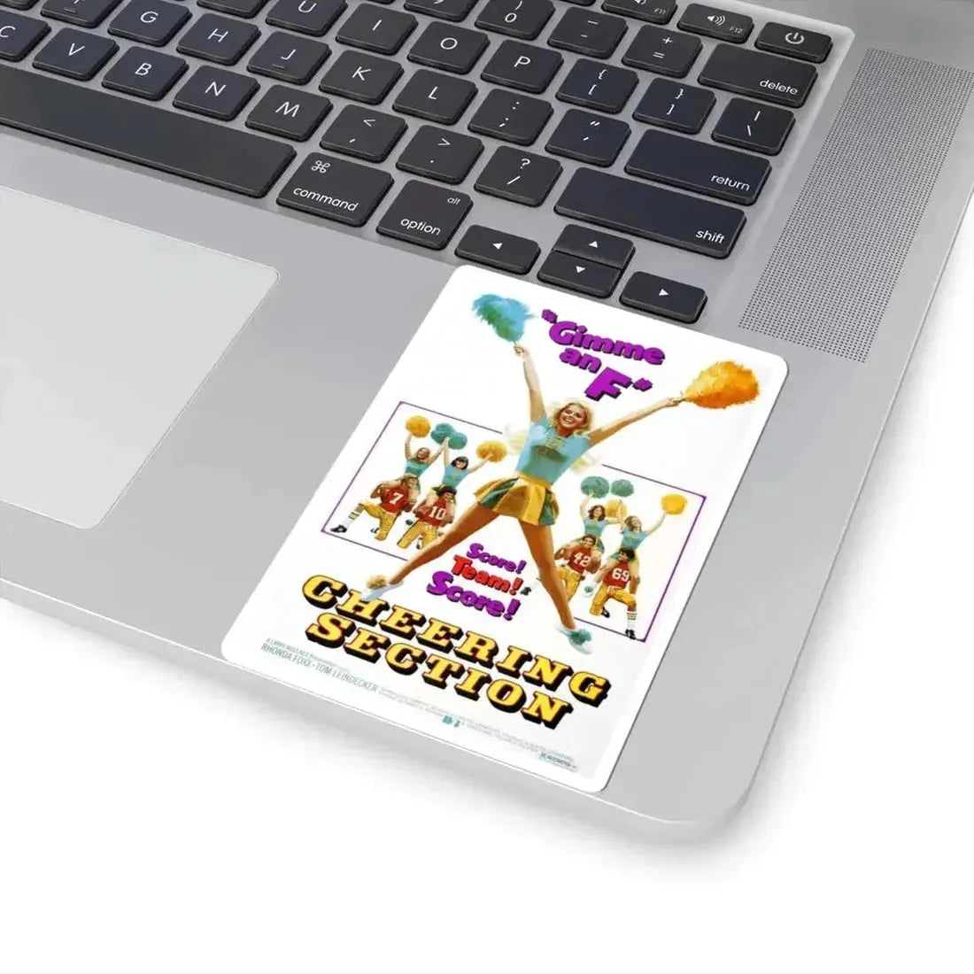 CHEERING SECTION 1977 Movie Poster - STICKER Vinyl Kiss-Cut Decal - The Sticker Space