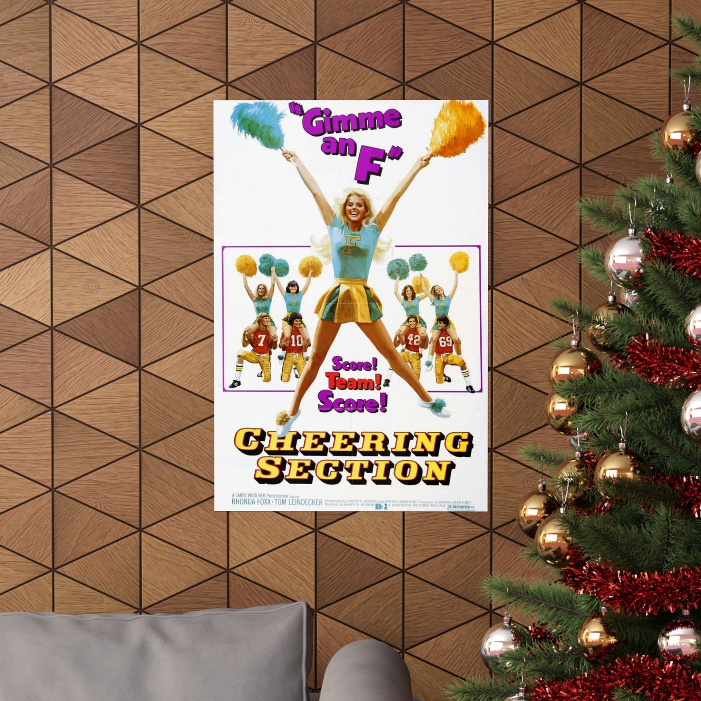 CHEERING SECTION 1977 - Paper Movie Poster-The Sticker Space