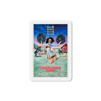 Cheerleader Camp 1987 Movie Poster Refrigerator Magnet 4 Inch - The Sticker Space