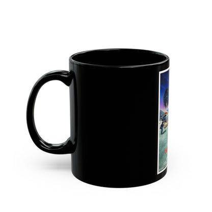 CHEERLEADER CAMP 1988 Movie Poster - Black Coffee Mug-The Sticker Space