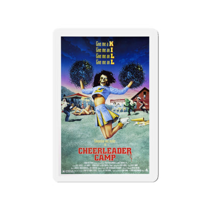 CHEERLEADER CAMP 1988 Movie Poster - Die-Cut Magnet-3" x 3"-The Sticker Space