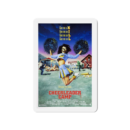 CHEERLEADER CAMP 1988 Movie Poster - Die-Cut Magnet-4" x 4"-The Sticker Space