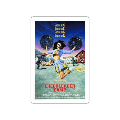 CHEERLEADER CAMP 1988 Movie Poster STICKER Vinyl Die-Cut Decal - The Sticker Space
