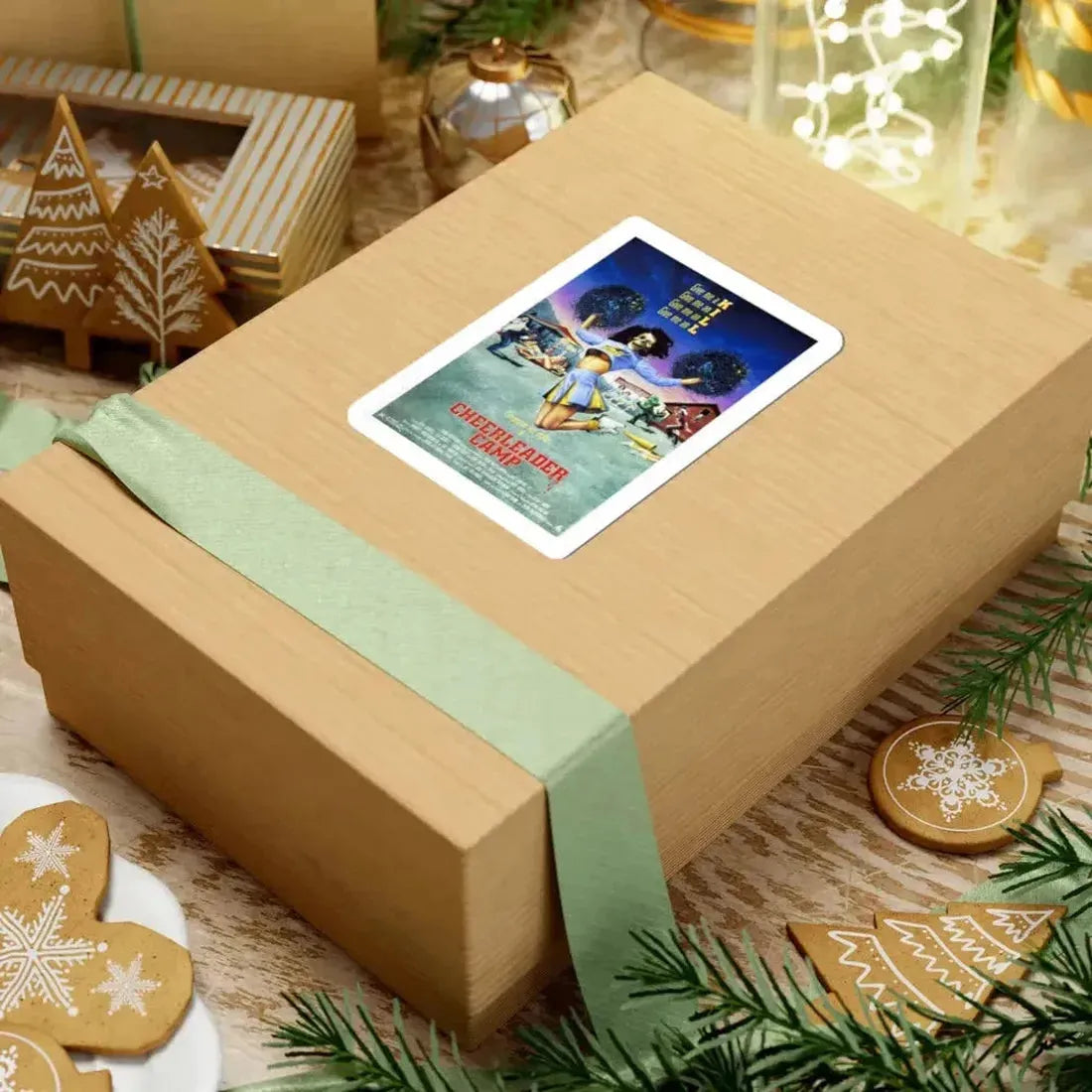 CHEERLEADER CAMP 1988 Movie Poster - STICKER Vinyl Kiss-Cut Decal - The Sticker Space