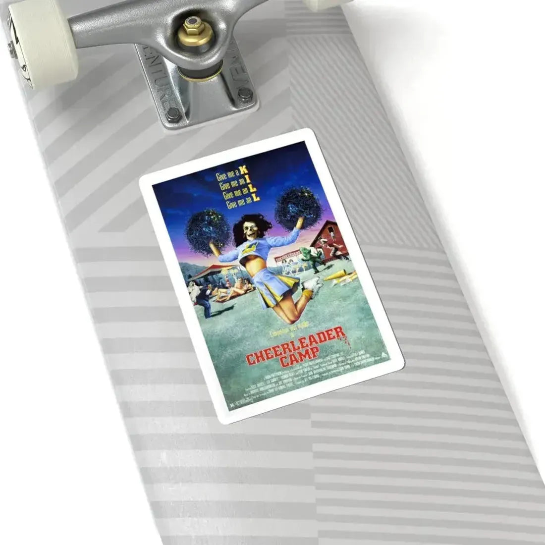 CHEERLEADER CAMP 1988 Movie Poster - STICKER Vinyl Kiss-Cut Decal - The Sticker Space