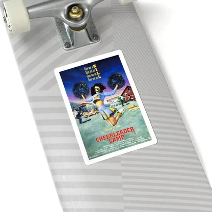 CHEERLEADER CAMP 1988 Movie Poster - STICKER Vinyl Kiss-Cut Decal - The Sticker Space