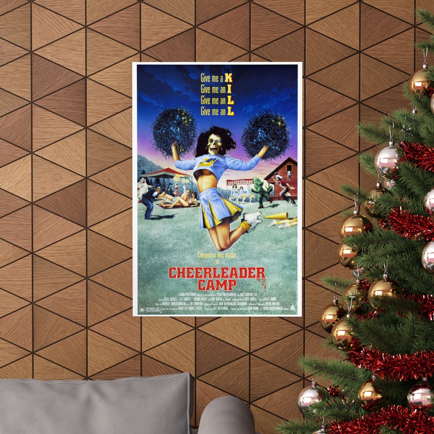 CHEERLEADER CAMP 1988 - Paper Movie Poster-The Sticker Space