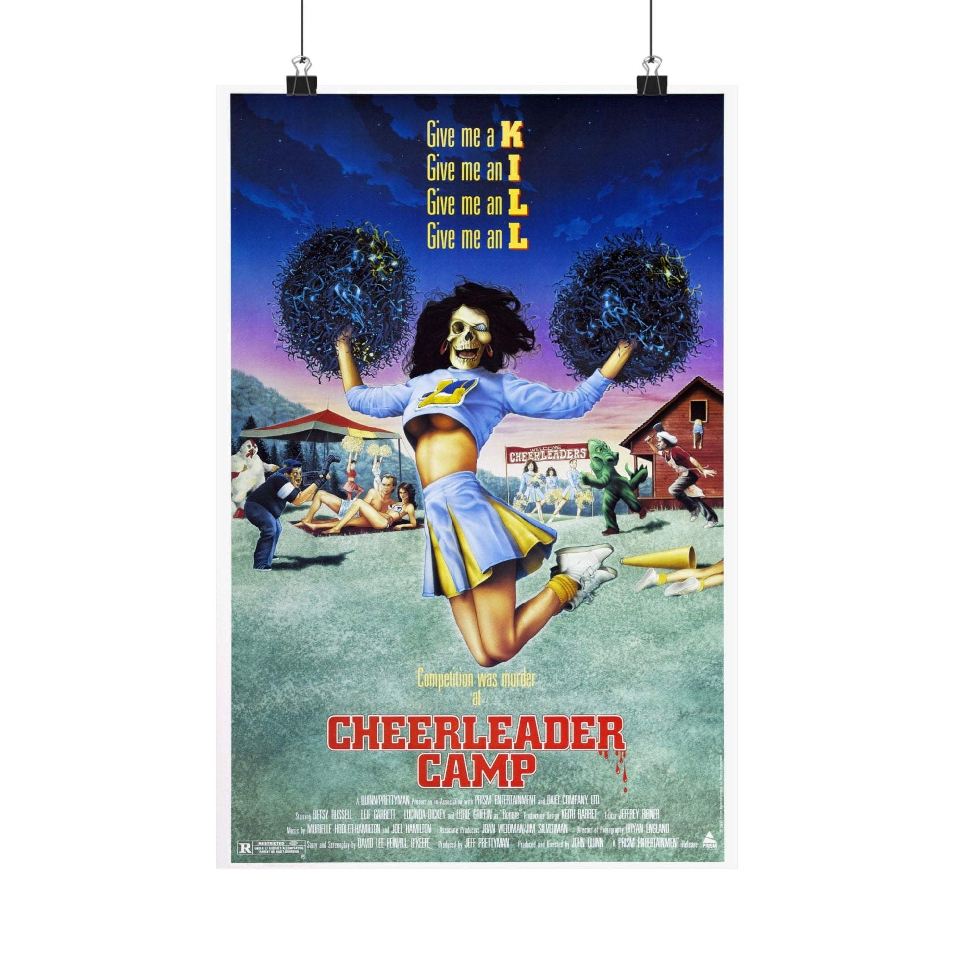 CHEERLEADER CAMP 1988 - Paper Movie Poster-12″ x 18″-The Sticker Space